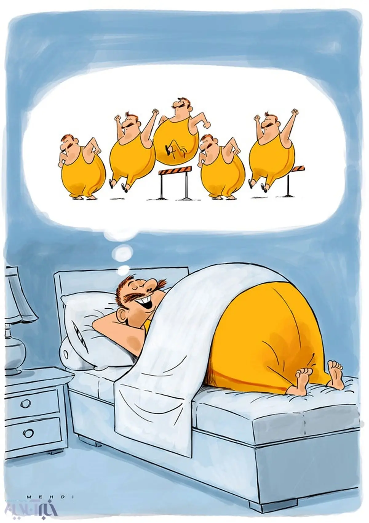 بخوابید، لاغر شوید!