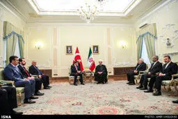 حواشی دیدار نخست وزیر ترکیه با حسن روحانی/تصاویر