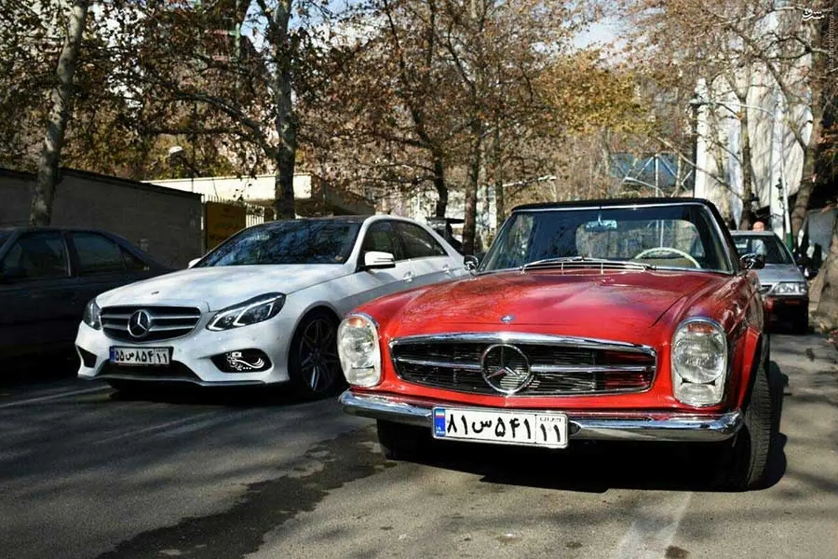 اختلاف ۵۰ سال در ۵۰ سانت/ عکس