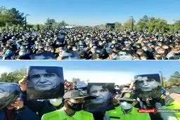 محل دفن استاد شجریان تغییر کرد/ پیکر خسرو آواز ایران در دل خاک آرام گرفت / آواز "مرغ سحر" همایون بر مزار پدر + تصاویر