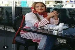 تیپ جدید الناز شاکردوست در رستوران لاکچری اش + عکس