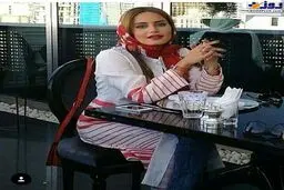 تیپ جدید الناز شاکردوست در رستوران لاکچری اش + عکس