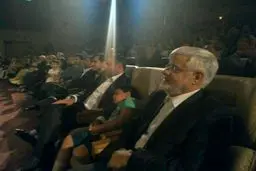 حضور محمد رضا عارف در کنسرت خواننده مشهور/عکس