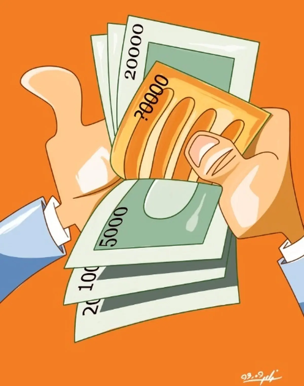 قیمت نان!/ کاریکاتور