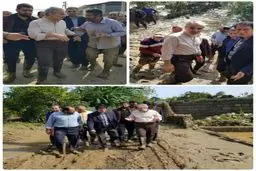 حضور متفاوت معاون رئیس جمهور در مناطق سیلزده شمال کشور