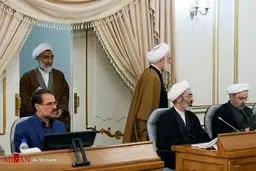 حواشی جلسه مسئولان عالی قضایی/تصاویر