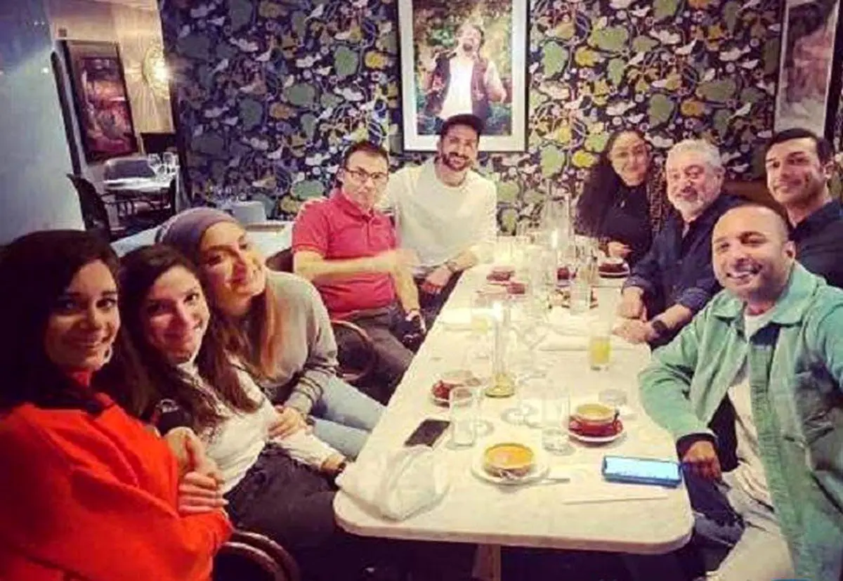 ناهار عاشقانه مهناز افشار و ابی در گات تلنت