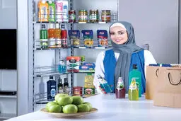 حضور نفیسه روشن در یک عکس تبلیغاتی مدرن + عکس