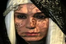 هنرنمایی‌ نسیم ادبی روی صورتش + عکس