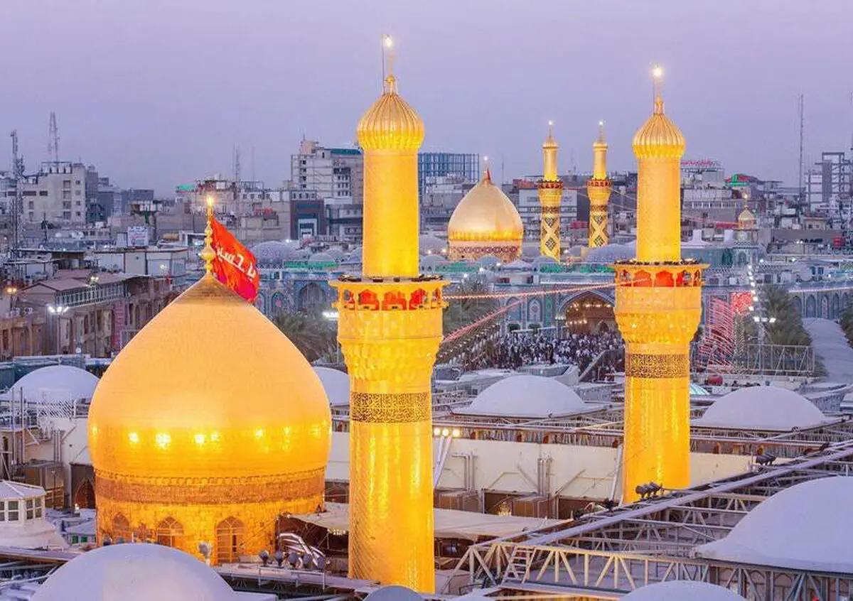 نمایی زیبا از بین الحرمین
