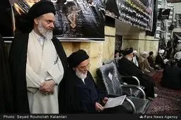 تصاویر مراسم ترحیم آیت‌الله مهدوی کنی در قم با حضور مراجع تقلید