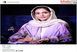 پوشش جالب پریناز ایزدیار در اکران یک فیلم