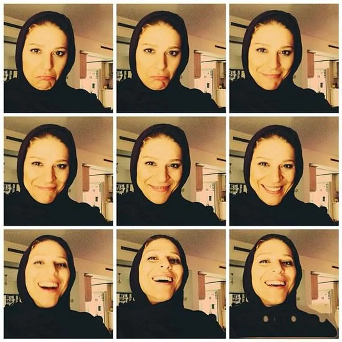 عکس: سحر دولتشاهی از ناراحتی تا خوشحالی!!