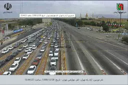 عکس جنجالی از اتوبان تهران-قم