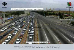عکس جنجالی از اتوبان تهران-قم