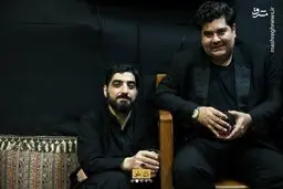 عکس سالار عقیلی در هیئت