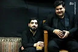 عکس سالار عقیلی در هیئت