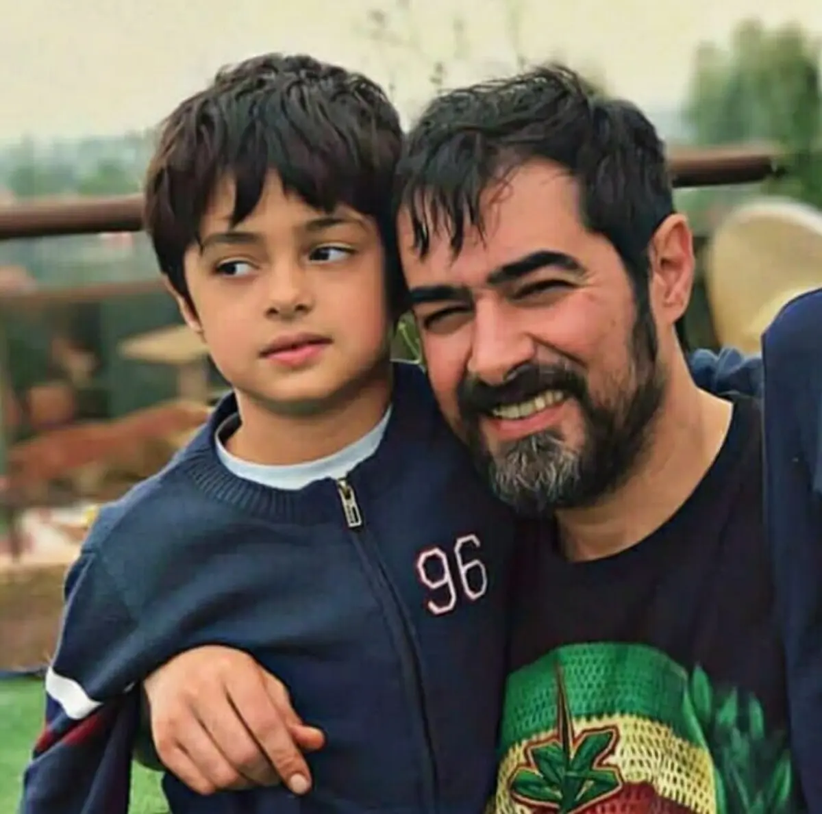 شهاب حسینی در کنار پسرش امیرعلی /عکس