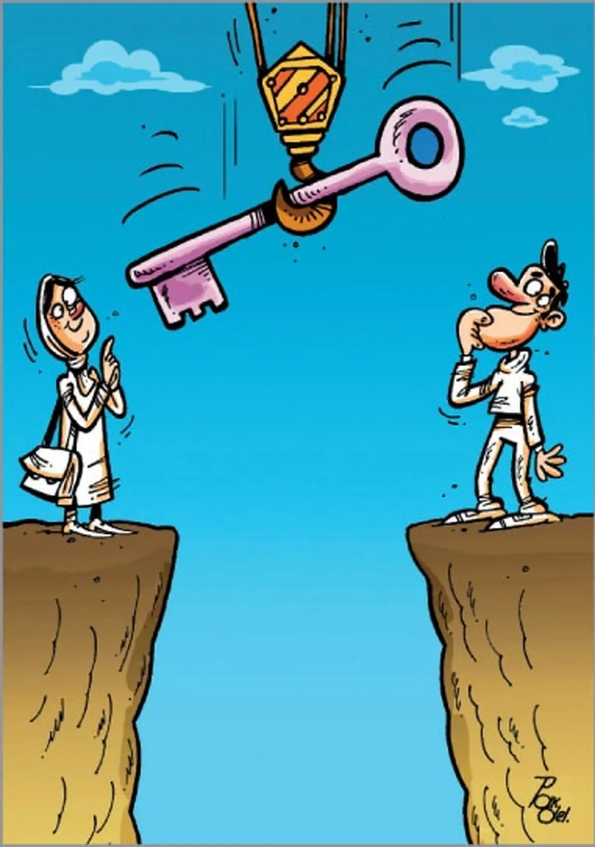 تفکیک جنسیتی!/کاریکاتور