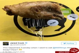 پیدا شدن سر مرغ در غذای فوتبالیست مشهور جنجال به پا کرد! +تصاویر