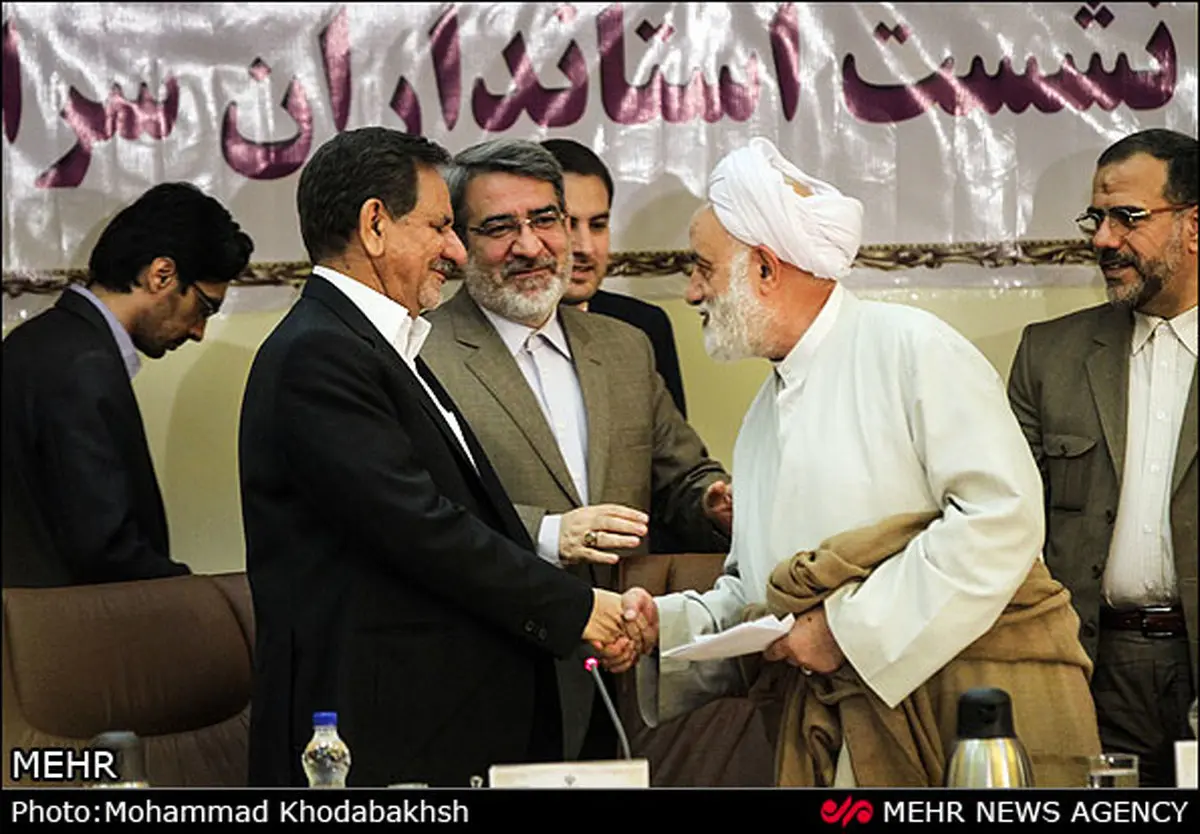 حضور قرائتی در مراسم نشست استانداران سراسر کشور/ عکس