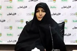 تنها خانمی که نظاره گر ایران- ازبکستان شد+عکس