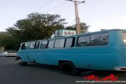 نصب کولر آبی روی مینی بوس!