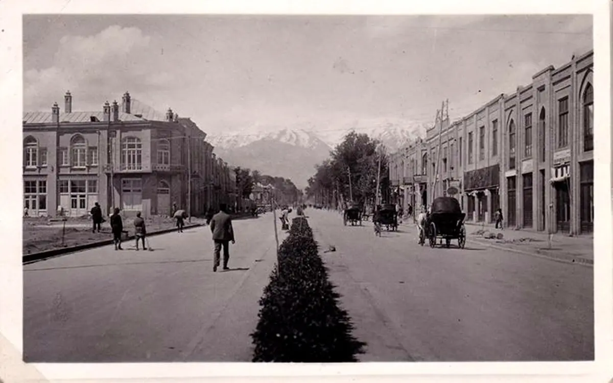 عکس/خیابان فردوسی تهران ۱۳۱۰