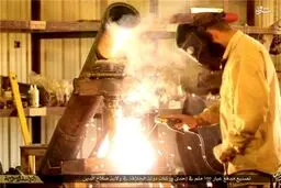کارگاه توپخانه داعش/تصاویر