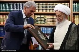 تصاویر دیدار وزیر کار با مراجع عظام - قم