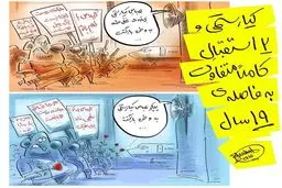 دو استقبال عجیب از کیارستمی!/ کاریکاتور