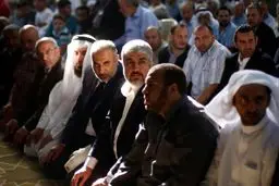 حضور خالد مشعل در مراسم ختم مادرش/عکس