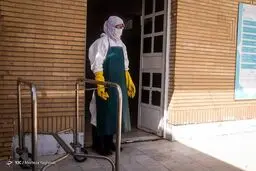 اجساد کفن شده کرونایی و دفن تلخ در اهواز