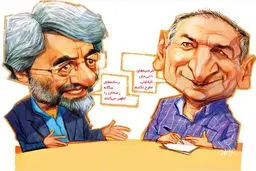 کاریکاتور/ رضاخان، زیبا کلام و سلیمی نمین!