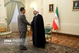 تصاویری از میزبانی رییس جمهور روحانی از وزیرخارجه کره شمالی