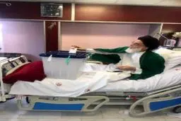 رای آیت الله شاهرودی در بیمارستان /عکس