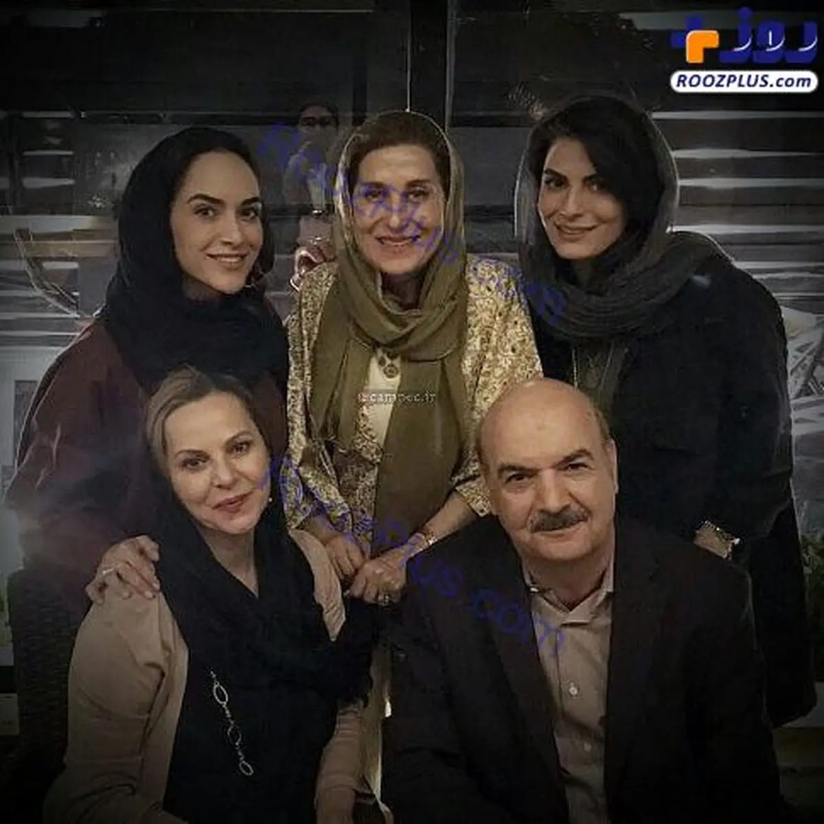 جشن تولد آقای مجری درکنار همسر و دخترانش! /عکس