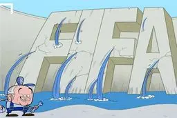 قول بلاتر برای اصلاح فیفا+کاریکاتور