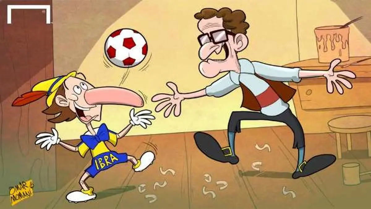 وقتی زلاتان پینوکیو و کاپلو پدر ژپتو می‌شوند!/ کاریکاتور