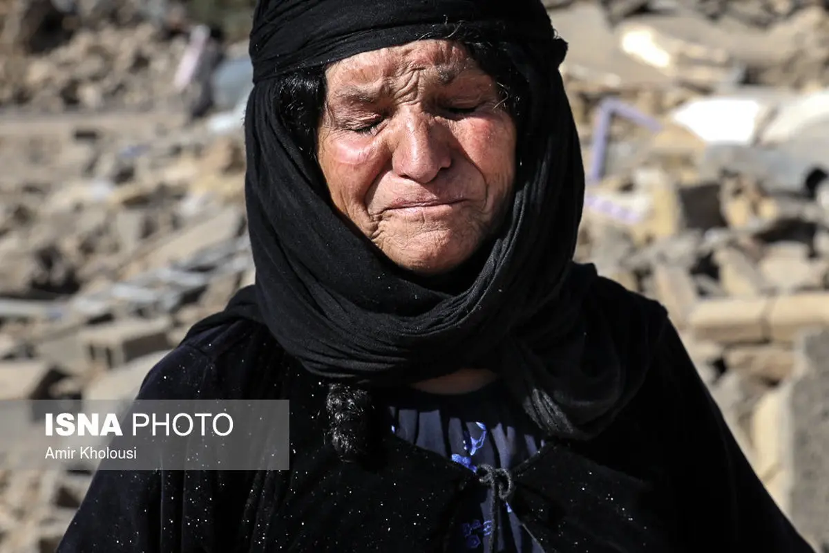 تصاویری دردناک از خرابی‌‌ روستاهای زلزله‌زده