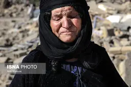 تصاویری دردناک از خرابی‌‌ روستاهای زلزله‌زده