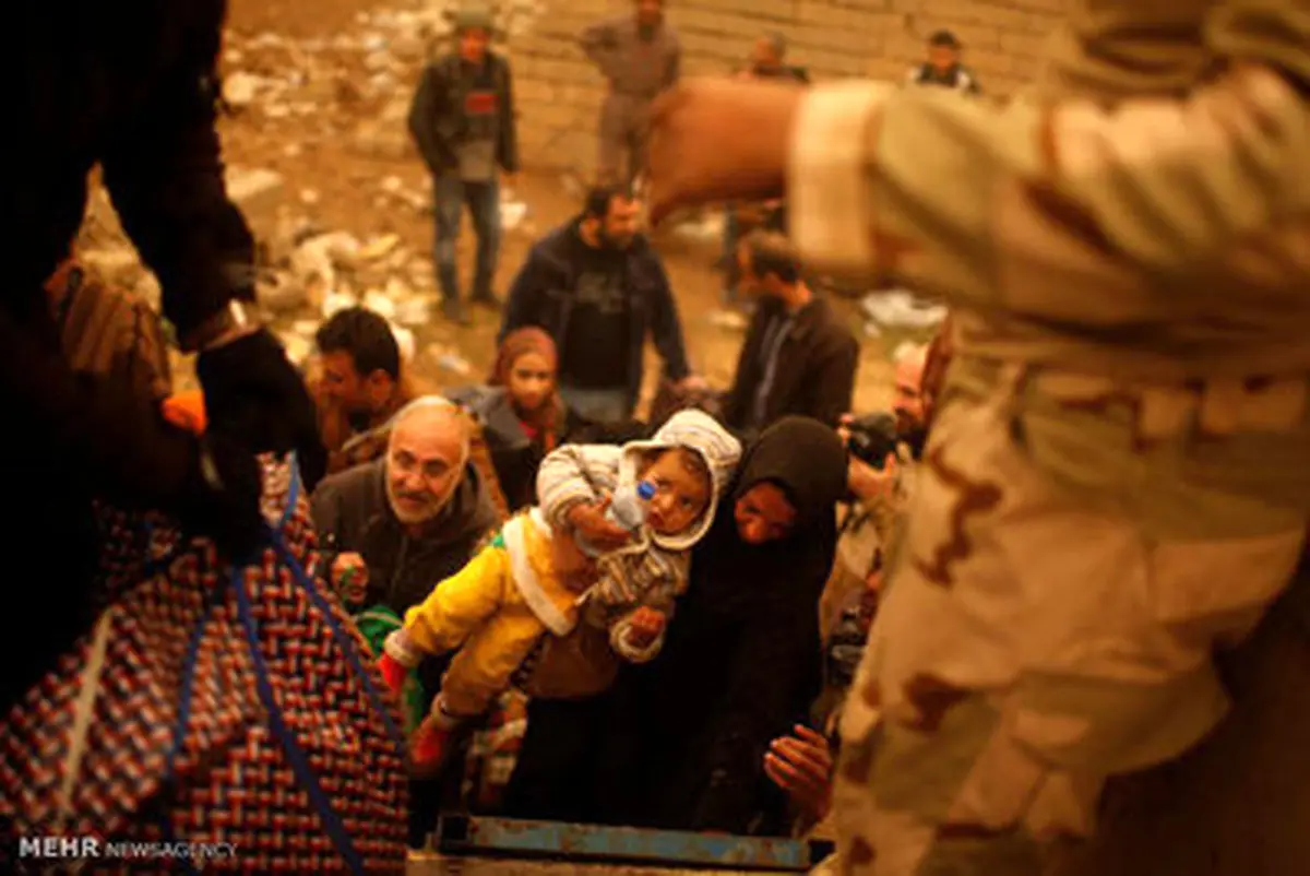 فرار از دست داعش‎/تصاویر