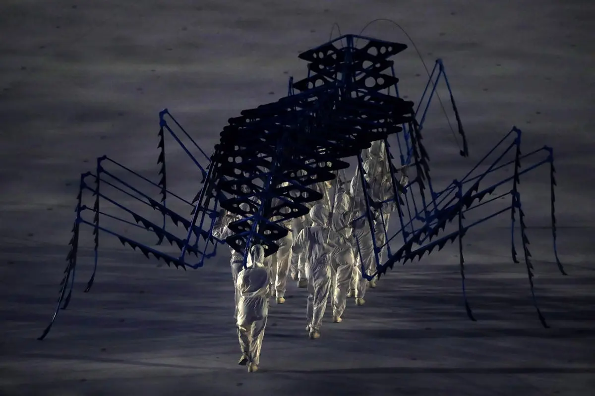 هنرنمایی برزیلی ها در مراسم افتتاحیه المپیک ریو/عکس