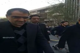 حضور وزیر بهداشت در مراسم بدرقه آیت‌الله /عکس