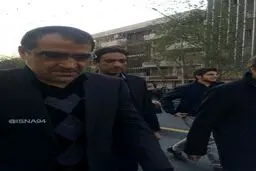 حضور وزیر بهداشت در مراسم بدرقه آیت‌الله /عکس