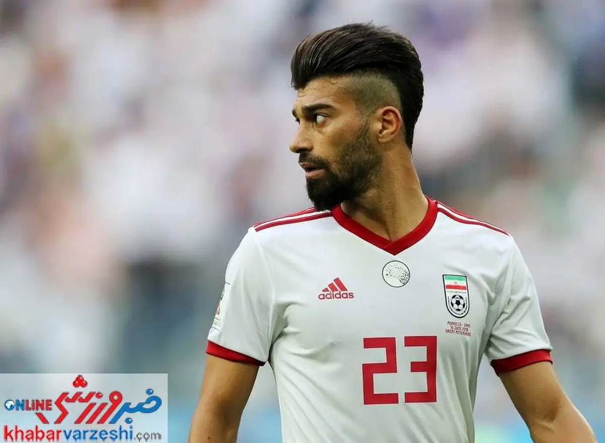 یک ایرانی در بین مو قشنگ‌های جام‌جهانی روسیه/تصاویر