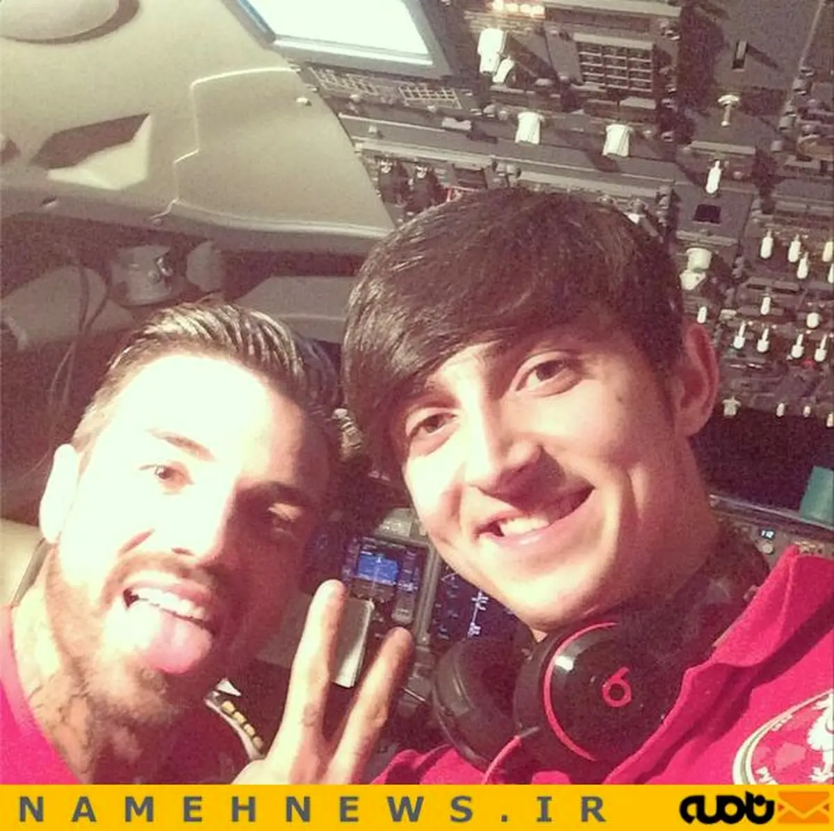 خلبانی سردار آزمون/ عکس