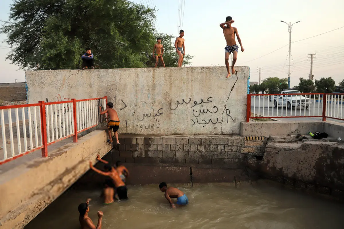 صحنه ای هولناک از حال و هوای این روزها در خوزستان + عکس