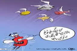 رقابت سنگین گوشت، مرغ و پراید با دلار!/کاریکاتور