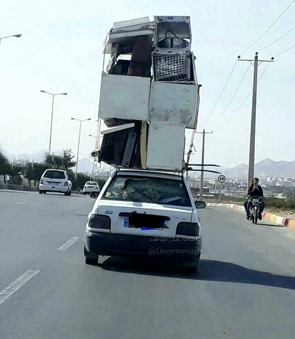 پراید برج بَر/ عکس
